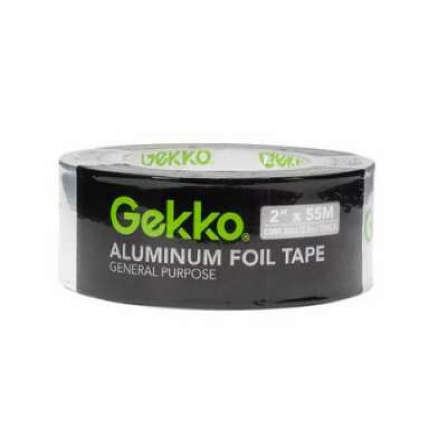 Adhesives * | Gekko 2 In. X 55M Aluminum Foil Tape