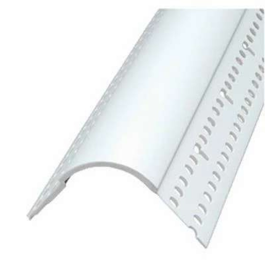 Drywall * | Wallboard 3/4 In. X 9 Ft. Vinyl Bullnose Corner Bead