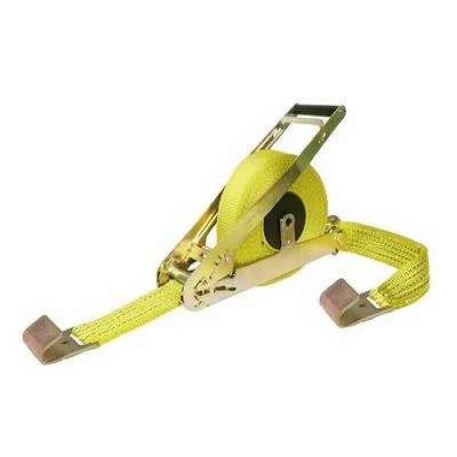 Builders Hardware * | Quickloader Ql100003 2 In. X 27 Ft. 10,000 Lb. Spring Loaded Retractable Tie Down With Flat Hooks