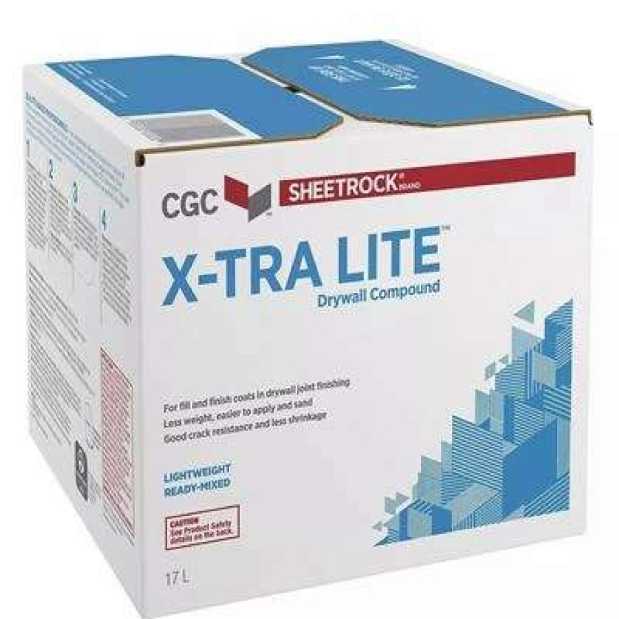 Drywall * | Cgc Sheetrock 17-Litre X-Tra Lite Lightweight Ready-Mixed Drywall Compound