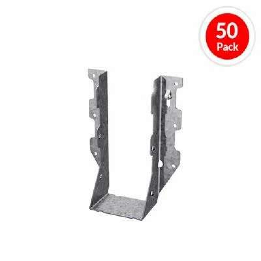 Builders Hardware * | Simpson Strong-Tie Lu28-2L Double 2 In. X 8 In. 20-Gauge G90 Galvanized Double-Shear Face-Mount Joist Hanger (50-Pack)