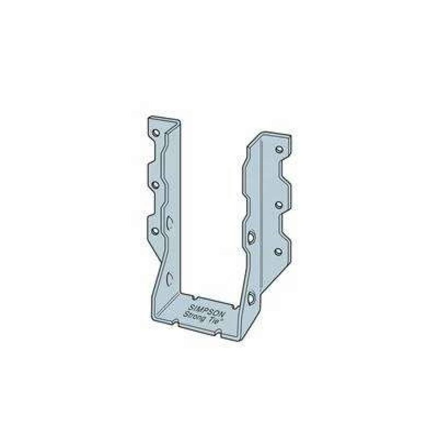 Builders Hardware * | Simpson Strong-Tie Lu28-2L Double 2 In. X 8 In. 20-Gauge G90 Galvanized Double-Shear Face-Mount Joist Hanger (50-Pack)