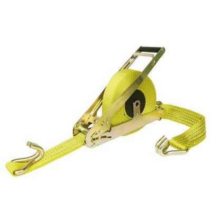 Builders Hardware * | Quickloader Ql100001 2 In. X 27 Ft. 10,000 Lb. Spring Loaded Retractable Tie Down With Wire Hooks