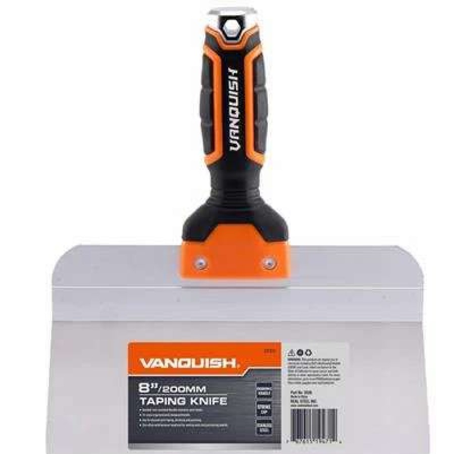 Specialty Drywall Tools * | Vanquish 3520 8 In. Stainless Steel Drywall Taping Knife