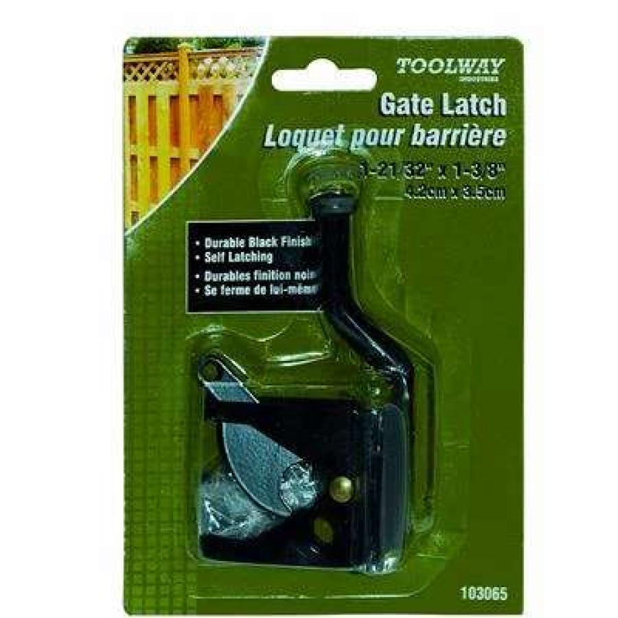 Builders Hardware * | Toolway 103065 1-21/32 In. X 1-3/8 In. Gate Latch