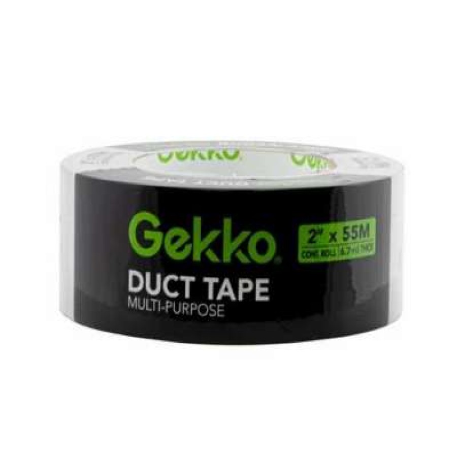 Adhesives * | Gekko 2 In. X 55M Silver Grey Duct Tape