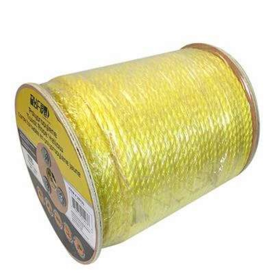 Builders Hardware * | Duradrive 3/8 In. X 630 Ft. Polypropylene 3-Strand Twist Yellow Rope