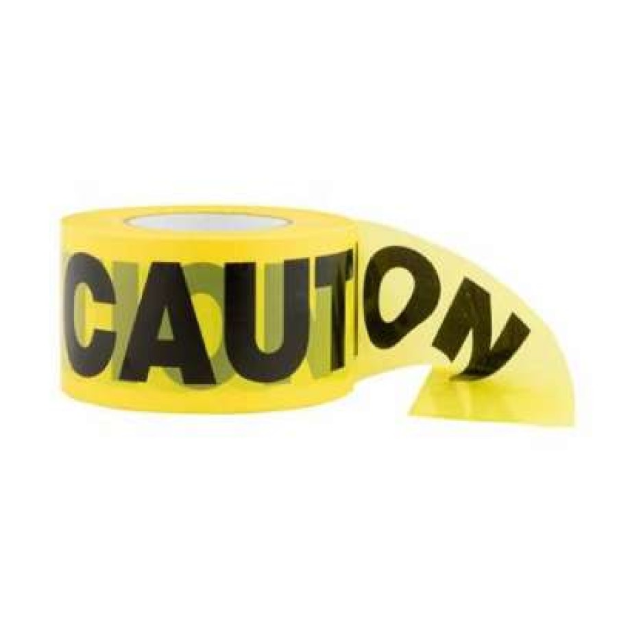 Adhesives * | Gekko 3 In. X 1,000 Ft. Yellow Caution Safety Tape