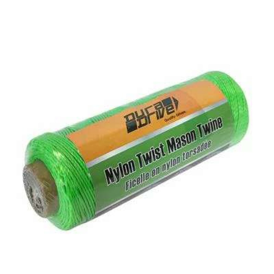 Builders Hardware * | Duradrive 550 Ft. Bright Green Twisted Nylon Mason Line Twine