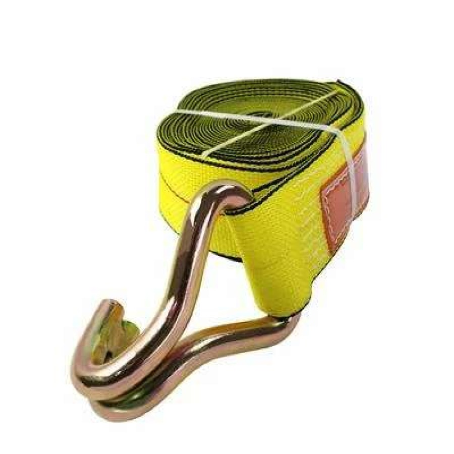 Builders Hardware * | Ben-Mor Wswh330 3 In. X 30 Ft. Yellow Winch Strap With Wire Hook