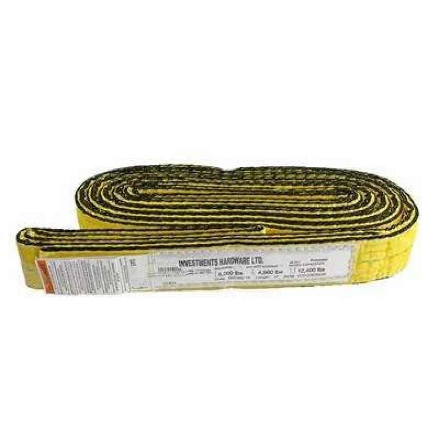 Builders Hardware * | Ben-Mor Ee2-902Y12T3 2 In. X 12 Ft. 2-Ply Type 3 Synthetic Web Sling