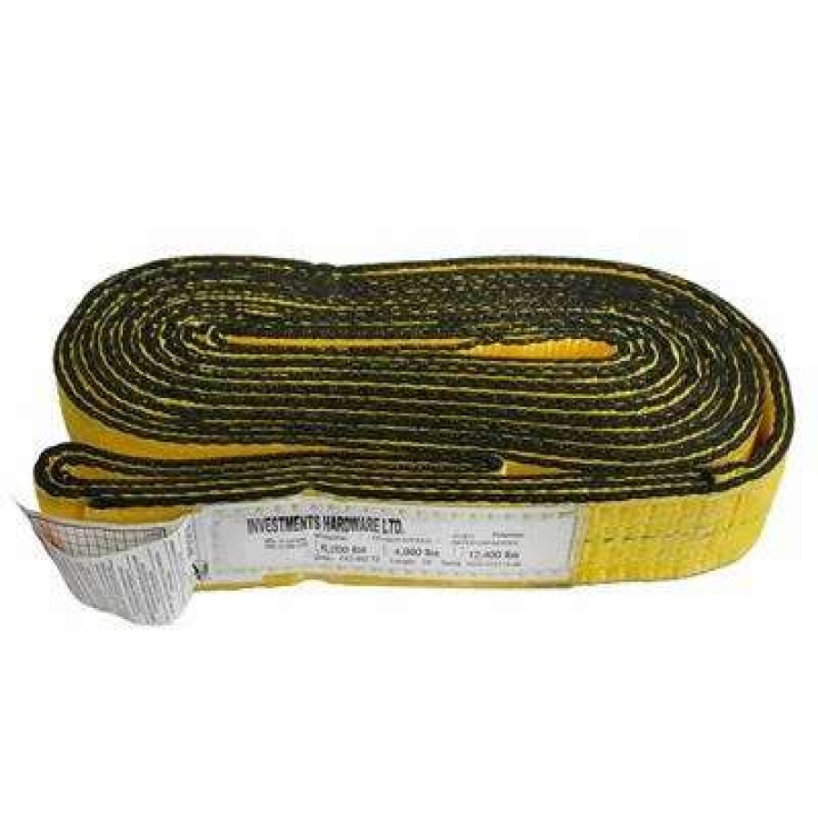 Builders Hardware * | Ben-Mor Ee2-902Y20T3 2 In. X 20 Ft. 2-Ply Type 3 Synthetic Web Sling