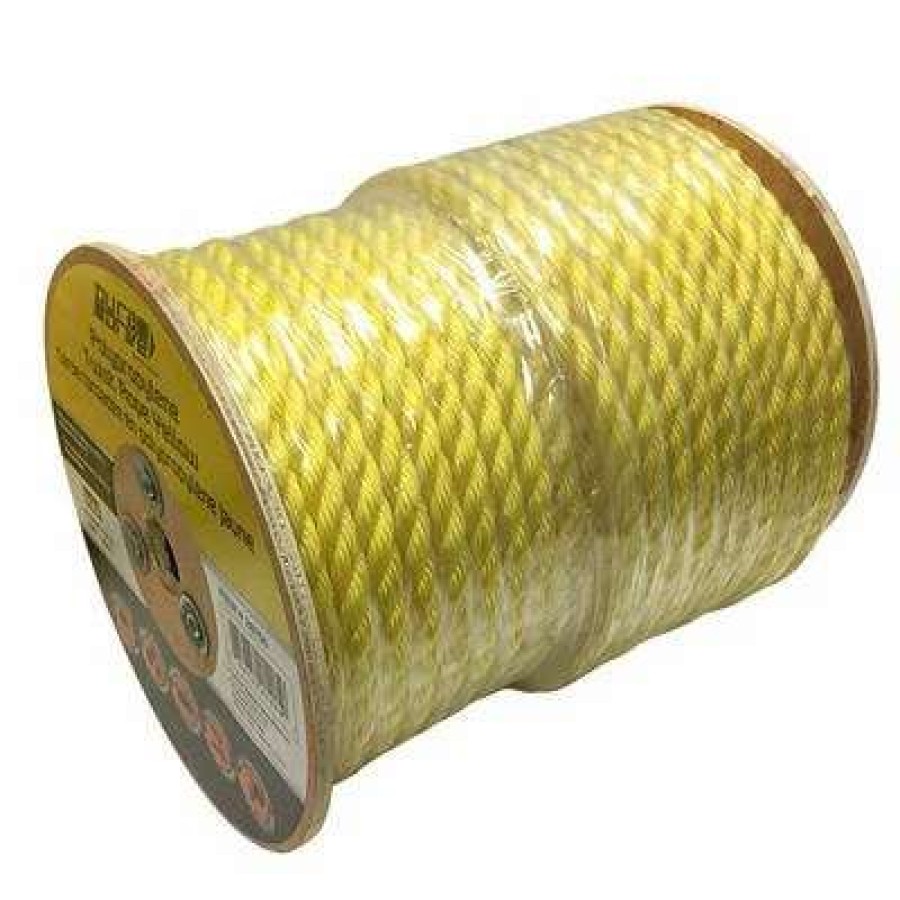 Builders Hardware * | Duradrive 5/8 In. X 200 Ft. Polypropylene 3-Strand Twist Yellow Rope