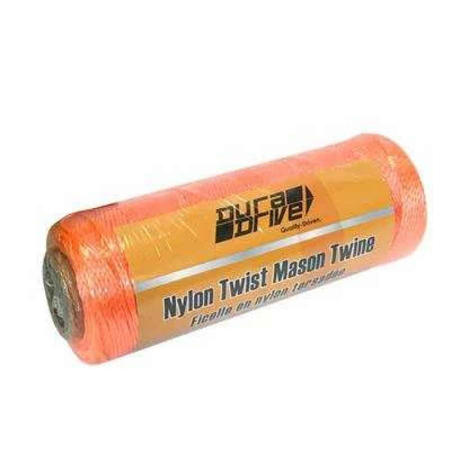 Builders Hardware * | Duradrive 550 Ft. Bright Orange Twisted Nylon Mason Line Twine