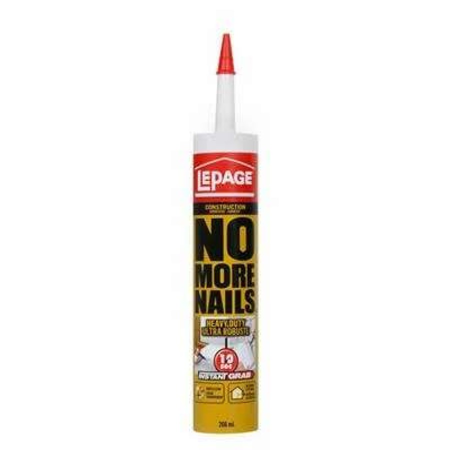 Adhesives * | Lepage 2048231 266Ml No More Nails Heavy Duty Instant Grab Construction Adhesive