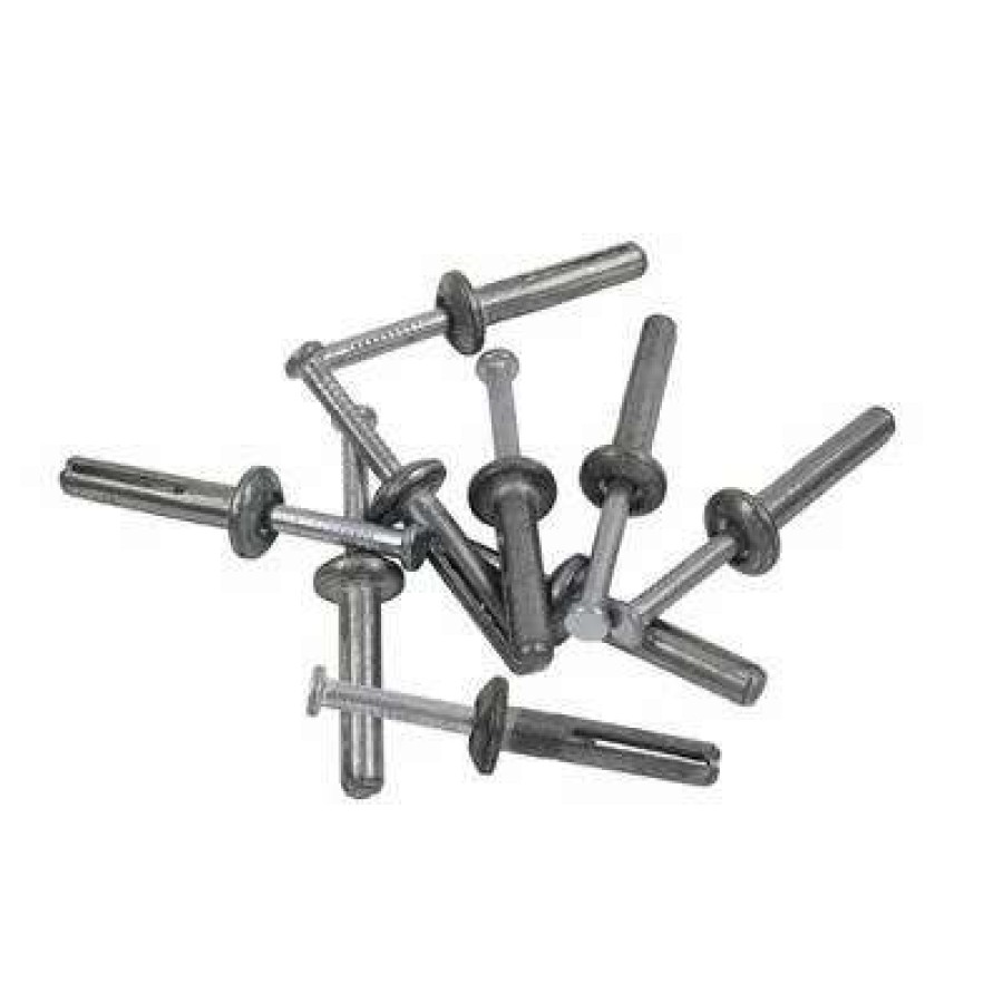 Anchors * | Dewalt Powers 02814 1/4 In. X 1-1/4 In. Zamac Nailin Mushroom Head Carbon Steel Nail Anchor (100-Pack)